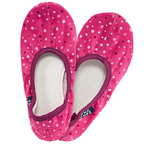 YUMP YUMPZ Flexifit Rosa Pünktchen Gymnastikschuhe aus Deutschland in Gr.24 von YUMP YUMPZ