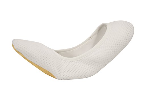 YUMP YUMPZ MESH #7 weiß - Gymnastikschuhe aus Deutschland Turnschläppchen/Saalturnschuhe/Ballettschuhe/Flats – in Gr.25 von YUMP YUMPZ