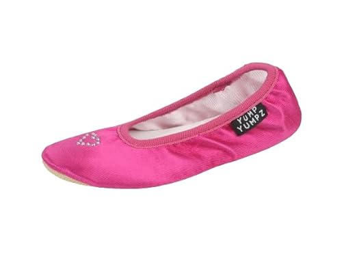 YUMP YUMPZ Prinzessin Magenta - Gymnastikschuhe aus Baumwolle in Gr.36 von YUMP YUMPZ