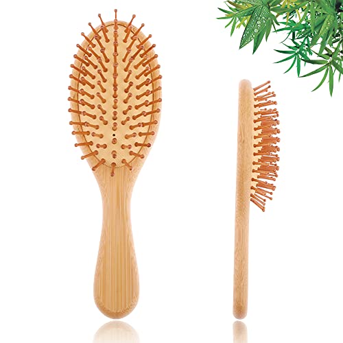 YUNAI Bambus Haarbürste, Paddel Haarbürste aus Holz für Damen, Reduziert Frizz, Verhindert Haarverwicklungen, Lockige Haarbürste zur Massage der Kopfhaut YUNAI Bambus Haarbürste, Paddel Haarbürste aus Holz für Damen, Reduziert Frizz, Verhindert Haarverwicklungen, Lockige Haarbürste zur Massage der Kopfhaut von YUNAI