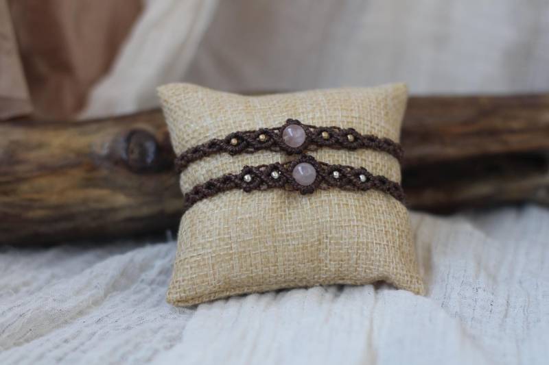 Makramee Armband Elfentanz von YUNARAKREATIV