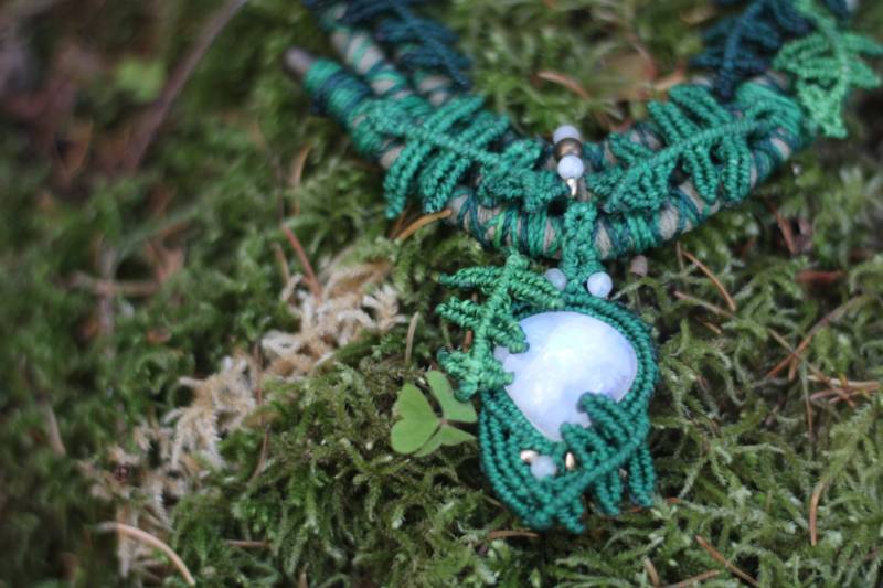 Waldelfen Makramee Kette Waldelfen Makramee Kette von YUNARAKREATIV