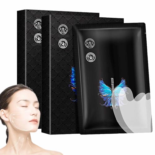 Joylandgo Faltenpflaster,Joylandgo Gesichtsfaltenmaske,Mikrokristalline Nasolabialfalten-Entfernungsmaske,Lifting-Aufkleber Zur Gesichtsfaltenentfernung (2box Nasenfalten) von YUNFAN