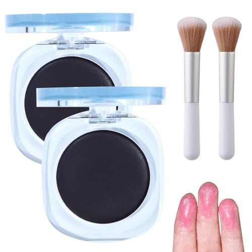Magic Color Changing Blush-2Pcs Black Blush Color Changing,Color Changing Cream Blush,Magic Black Blush for Cheeks & Lip,Long-Lasting Non-Smudged Moisturizing Color Changing Blush/Lip Color (02#) von YUNFAN