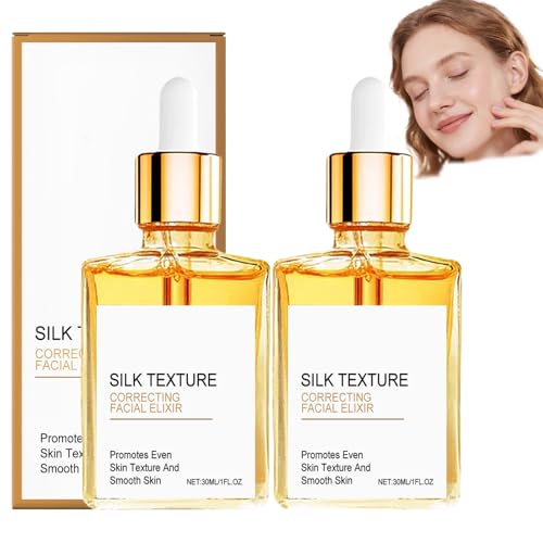 Silk Body Oil für Frauen, Bad- & Duschöl für glatte, hydratisierte Haut, leichtes, nicht fettendes feuchtendes Body Oil für tägliche Hautpflege mit Sheabutter, Kokosöl, Vitamin E, 30ml (2 STÜCKE) von YUNFAX
