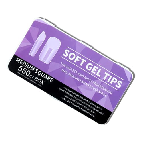 1 Set halbmatte Fingernägel, weiche Gele, Extras, lange, vollständige Abdeckung, vorgeformtes Acryl, falsche Nägel für Frauen von YUNGLOO