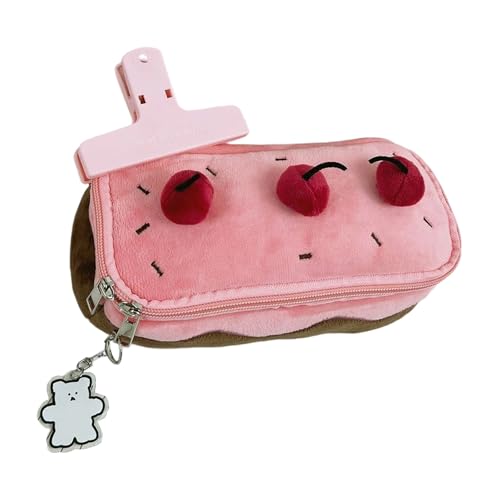 YUNGLOO Federmäppchen mit Cartoon-Obstkuchen, großes Fassungsvermögen, Reißverschlussbeutel, Reise-Kosmetiktasche für Studenten, Künstler, große Kapazität, Bleistift-Organizer, a, Einheitsgröße YUNGLOO Federmäppchen mit Cartoon-Obstkuchen, großes Fassungsvermögen, Reißverschlussbeutel, Reise-Kosmetiktasche für Studenten, Künstler, große Kapazität, Bleistift-Organizer, a, Einheitsgröße von YUNGLOO