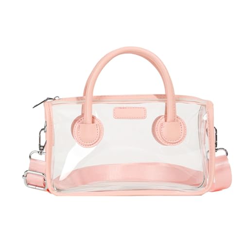 YUNGLOO Transparente Handtasche, durchsichtige Umhängetasche, modische PVC-Umhängetasche, Strandhandtaschen für den täglichen Gebrauch, Party-Handtasche, a, One Size von YUNGLOO