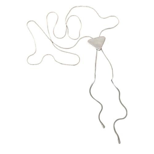 YUNGLOO Vielseitige, längenverstellbare geometrische Statement-Halskette, verstellbare Kette für lässige und formelle Anlässe, geometrischer Schmuck, Einheitsgröße, Wie beschrieben, Wie beschrieben von YUNGLOO