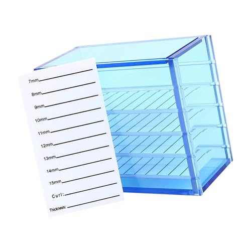 5 Ebenen Acryllisch Klare Falsche Wimpern Organisatoren Fall Kosmetische Make Up Aufbewahrungsbox Für Die Transplantation Lash Erweiterungsbox Falscher Organizer Fall von YUNNIAN