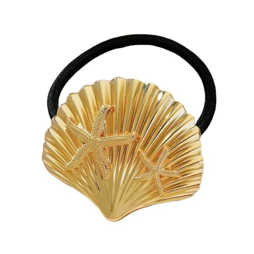 Einzigartiges Fan-Designs, Metall-Haarschmuck für Damen, praktische, elastische Haarbänder, modische Hochzeits-Haardekoration von YUNNIAN