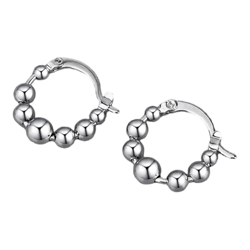 Elegante Bewegliche Perlenohrringe Kleine Perlenreihenoop Ohrringe Für Frauen Für Tägliche Verschleiß Und Besondere Anlässe Bewegliche Perlenohrohroelen von YUNNIAN