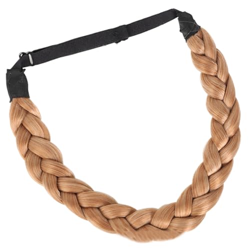 Geflochtenes Haarband mit hoher Elastizität, Party-Haarband, breit, geflochtenes Haar-Accessoire für schöne geflochtene Stile von YUNNIAN