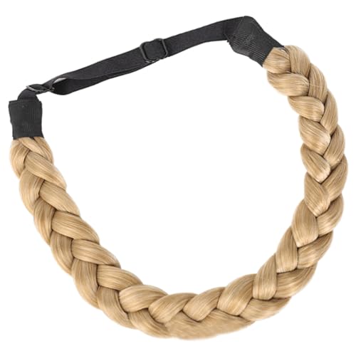 Geflochtenes Haarband mit hoher Elastizität, Party-Haarband, breit, geflochtenes Haar-Accessoire für schöne geflochtene Stile von YUNNIAN