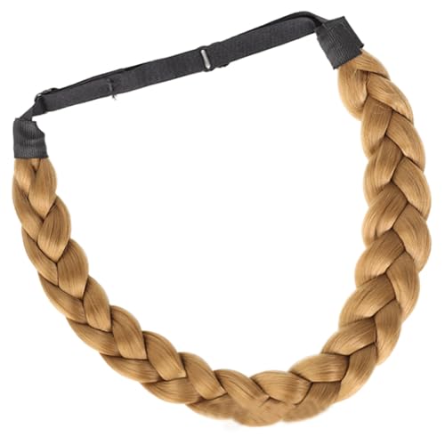 Geflochtenes Haarband mit hoher Elastizität, Party-Haarband, breit, geflochtenes Haar-Accessoire für schöne geflochtene Stile von YUNNIAN