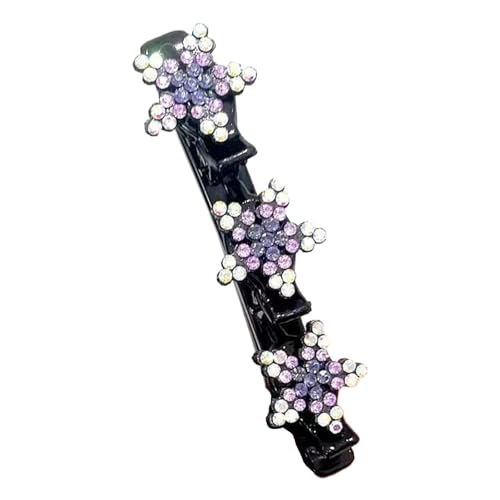 Haarspange mit Strassverzierung, elegant, bequem, Persönlichkeit, Haarnadel, Damen-Haarschmuck von YUNNIAN