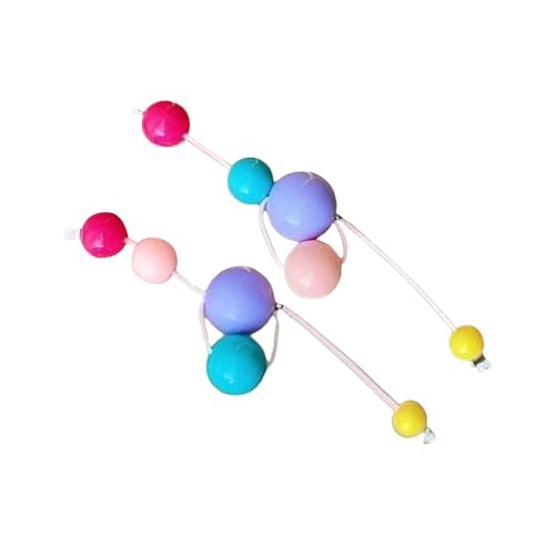 Jugendliche Ohrringe Mit Farbenfrohen Perlen Trendy Dopaminstile Dangle Ohrringe Frauen Plastik Ohr Accessoires Urlaubsreisen Accessoires von YUNNIAN