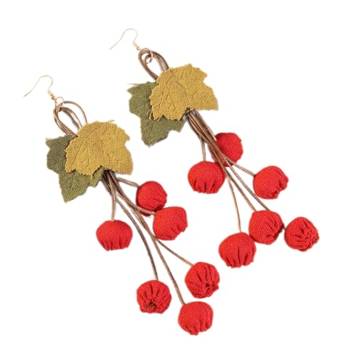 Mode Personalisieren Herbstohrringe Dekoration Für Frauen Handgefertigtes Stoffkürbis Und Sonnenblumen Dangle Jewelry Bequeme Statement Ohrringe von YUNNIAN