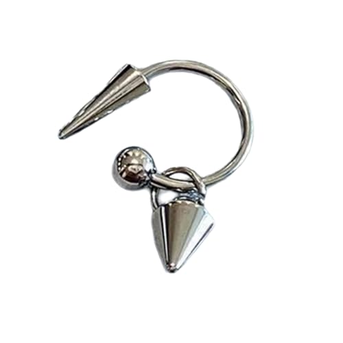 Moderne Ohrmanschette Titanien Stahl Stahlstile Ohrring Geschlechtsneutral Schmuck Accessoire Für Streetwear Und Bürostile Ohrmanschetten Für Empfindliche Haut von YUNNIAN