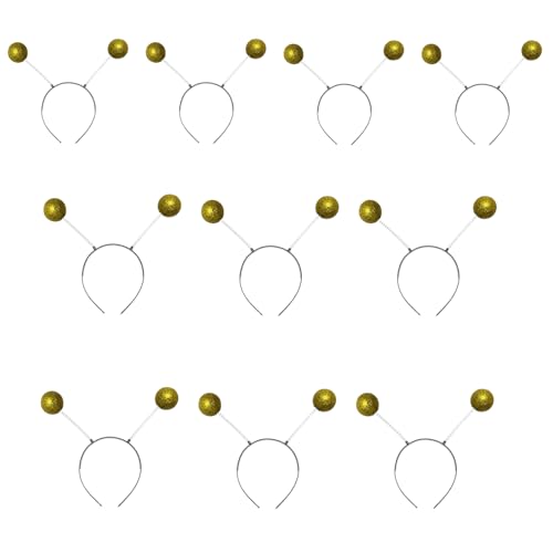 Modisches Haarband mit lustigen, dekorativen Ornamenten, Haarbänder für Halloween, Fitnessstudio, Laufen und tägliches Pendeln, Haarbänder für die Familie, 10 Stück von YUNNIAN