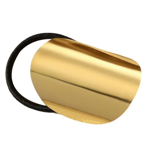 Ovales Metall-Haarband für Damen und Jugendliche, einfacher, großer geomatrischer Haargummi für Bürofrisuren, alle passenden von YUNNIAN