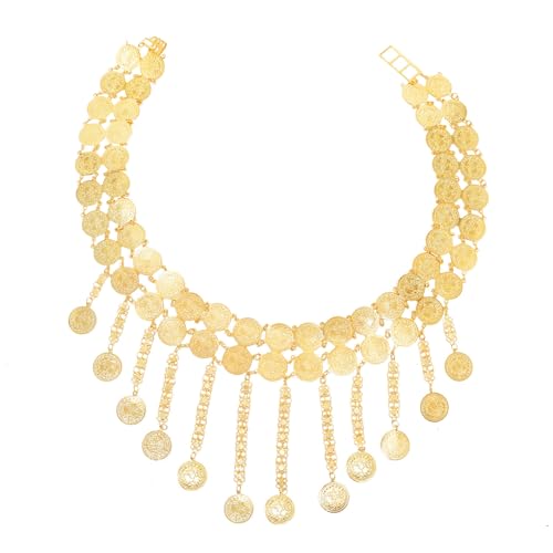 Praktische Legierung Doppelschichtmünze Quasten Tanzzubehör Für Modische Frauen Und Stilvolle Outfits Taillenschmuck Praktische Legierung Doppelschichtmünze Quasten Tanzzubehör Für Modische Frauen Und Stilvolle Outfits Taillenschmuck von YUNNIAN