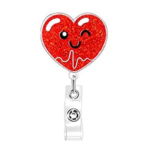 Realistisches Organmuster Acrylverengung Versenkbares Abzeichen Inhaber Office Supply Clip Clip Person von YUNNIAN