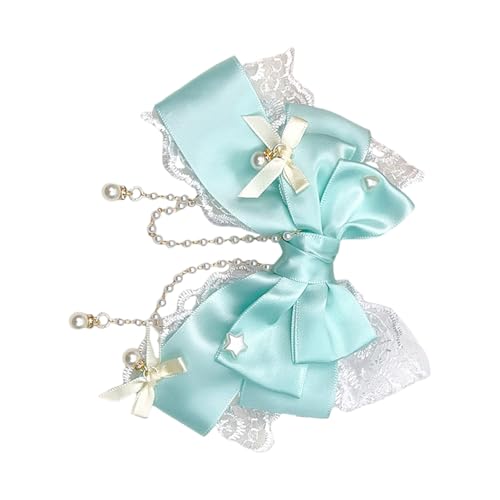 Schöne Quasten-Haarspange für Kinder mit Schleife und Perlen, tragbares Accessoire für Partys und den täglichen Gebrauch von YUNNIAN