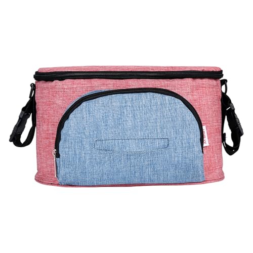 YUNNIAN Baby Travel Essential Kinderwagen Caddys Mit Gurt Kinderwagen Accessoires Organisatoren Mit Cuphalter Baby Organizer von YUNNIAN