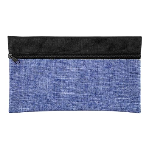 YUNNIAN Basic Federmäppchen, Polyester, leicht, tragbar, Stift-Organizer, Aufbewahrungstasche, Reise-Make-up-Tasche, Blau: 240 mm x 140 mm (B x H), 240*140mm33.07g von YUNNIAN