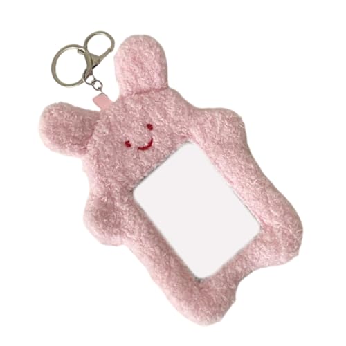 YUNNIAN Cartoon-Plüsch-Kartenhalter, Plüschtier-Kartenhüllen, Kartenhüllen, Fotokartenhalter, Fotokartenhalter, Schlüsselanhänger, Tasche, Farbe 2, Size Approx. 15x11cm/5.9x4.33in YUNNIAN Cartoon-Plüsch-Kartenhalter, Plüschtier-Kartenhüllen, Kartenhüllen, Fotokartenhalter, Fotokartenhalter, Schlüsselanhänger, Tasche, Farbe 2, Size Approx. 15x11cm/5.9x4.33in von YUNNIAN