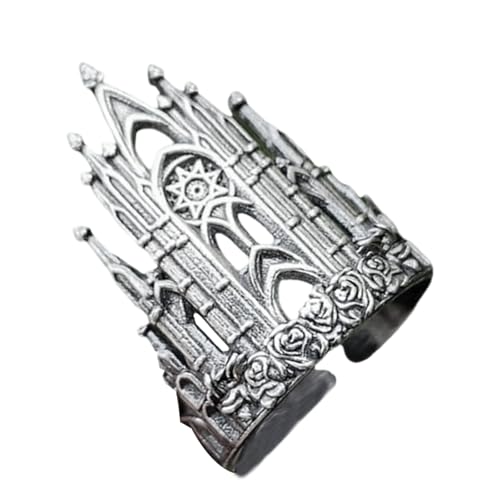 YUNNIAN Einzigartige Kreuze Musterringe Eleganter Legierungszauber Mit Einem Hohlen Kreuzen Design Für Mode Liebhaber Mode Enthusiast von YUNNIAN