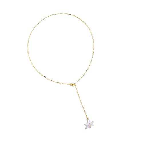 YUNNIAN Einzigartige Unregelmäßige Muschel Halskette Natürlicher Strandschmuck Tragbare Komfortable Kette Kette Spezielle Geschenke Für Ihre Strandkette von YUNNIAN