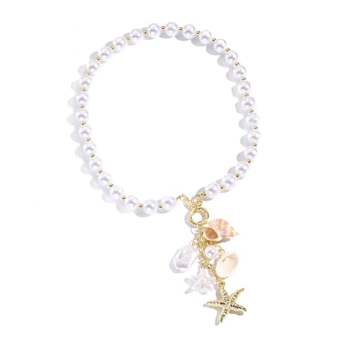 YUNNIAN Einzigartige Unregelmäßige Muschel Halskette Natürlicher Strandschmuck Tragbare Komfortable Kette Kette Spezielle Geschenke Für Ihre Strandkette von YUNNIAN