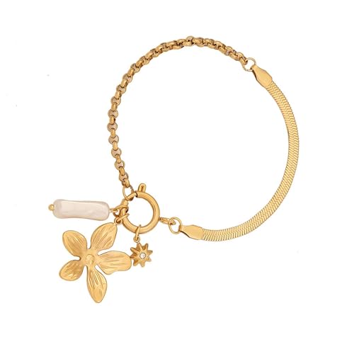 YUNNIAN Einzigartiges Herzarmband Anhänger Edelstahl Mode Charme Handgelenk Schmuck Für Ausdruck Von Liebe Stilvoller Perlenarmband von YUNNIAN