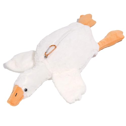 YUNNIAN Federmäppchen mit Cartoon-Gans-Motiv, Plüsch, große Kapazität, Federmäppchen, Stiftetasche, Schulanfang von YUNNIAN