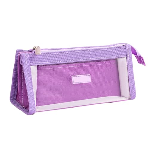 YUNNIAN Federmäppchen mit großem Fassungsvermögen, 2 Fächer, Reise-Bleistift-Organizer, leicht, durchsichtig, Farbe 3, 21x8x10.5cm YUNNIAN Federmäppchen mit großem Fassungsvermögen, 2 Fächer, Reise-Bleistift-Organizer, leicht, durchsichtig, Farbe 3, 21x8x10.5cm von YUNNIAN