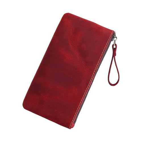 YUNNIAN Retro-Federmäppchen, einfaches Federmäppchen, großes Fassungsvermögen, Federmäppchen, ästhetische Stiftetasche, Bleistift, rot, Size about 20.3x11cm/7.99x4.33 YUNNIAN Retro-Federmäppchen, einfaches Federmäppchen, großes Fassungsvermögen, Federmäppchen, ästhetische Stiftetasche, Bleistift, rot, Size about 20.3x11cm/7.99x4.33 von YUNNIAN