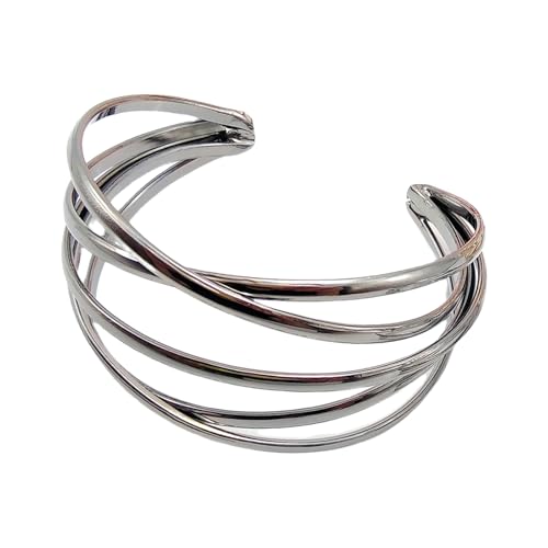 YUNNIAN Stilvolle Hohle Unregelmäßige Armreifen Einzigartige Hohle Armbands Punk Manschette Geometrische Armbänder Geeignet Für Verschiedene Event Event Armband YUNNIAN Stilvolle Hohle Unregelmäßige Armreifen Einzigartige Hohle Armbands Punk Manschette Geometrische Armbänder Geeignet Für Verschiedene Event Event Armband von YUNNIAN