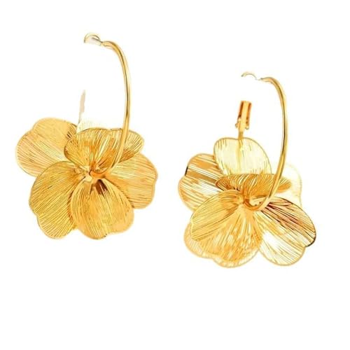 YUNNIAN Vintage-Ohrringe mit geometrischem Blumenmotiv für Damen, modische Statement-Hängeohrringe, Schmuck, Party YUNNIAN Vintage-Ohrringe mit geometrischem Blumenmotiv für Damen, modische Statement-Hängeohrringe, Schmuck, Party von YUNNIAN