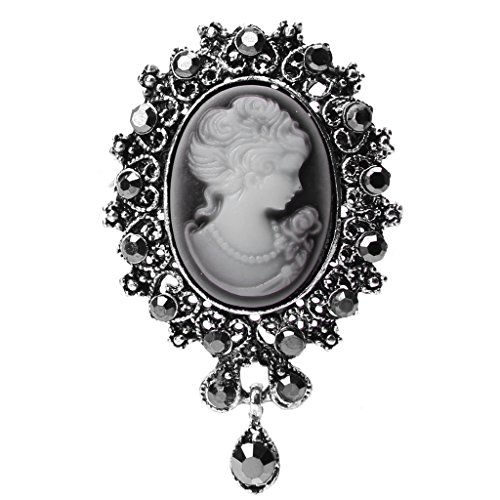YUOIUX Brosche Vintage Brosche Pin Pullover Corsage Queen for Head Pattern Brosche Pin Surprise Day Mother' von YUOIUX