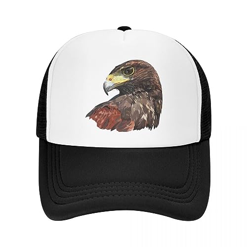 YUONME Baseballmütze Falknerei Austringer Hawk Trucker Hüte Harris Classic Mesh Net Baseballkappe Snapback Outdoor Spitzhut für Männer Frauen Geschenk von YUONME