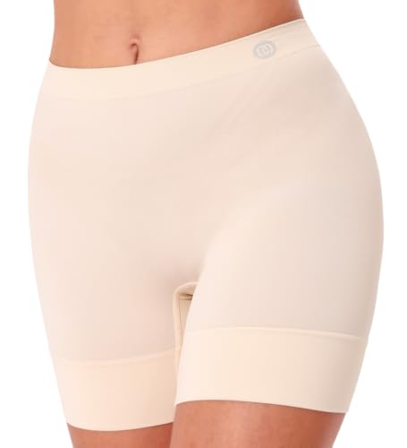 YOUROUCIO Radlerhose Damen Kühlende Kurz Hose Rollfest Leggings Unter Kleid Rock Anti Scheuern Oberschenkel Unterhose Shorts Anti-Chafing Unterwäsche Bein Höschen Basic Panties Miederpants von YUROUTEN