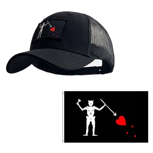 YUSENGMOO Herren und Damen Seal Team Tactical Baseball Cap Snapback Stretchable Hat+ Flag (1,L) von YUSENGMOO