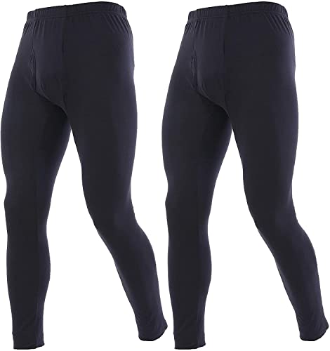 YUSHOW 2er Pack Thermohose Herren Winter Lange Unterhosen Funktionsunterwäsche Herren Ultra Weich Warme Unterwäsche Ski Leggings von YUSHOW