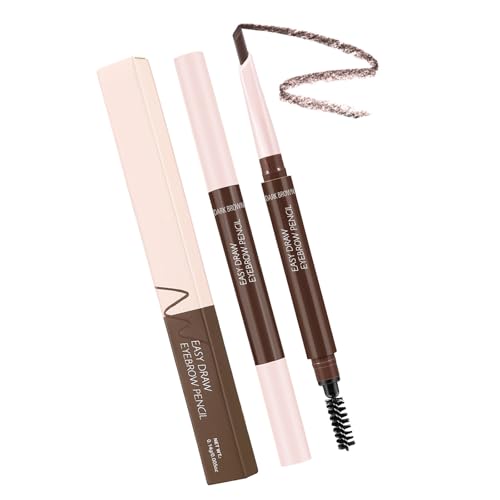 Wasserdichte Augenbrauenstift Mit Pinsel Doppelkopf Augenbrauen Stift Schnell Trocknendem Brauenstiftstift Für Tägliche Make Up Wasserdichte Schnell Trocknende Stirnkonturation Für Frauen von YUTNGYNG