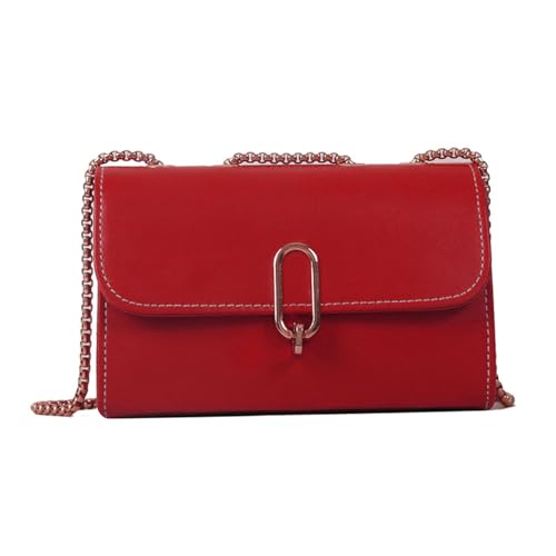 YUTNGYNG Elegante Handtasche Leder Umhängetasche Luxus Crossbody Geldbörse Mit Kettenriemen Für Arbeit Und Lässige Ausflüge Jeden Handtasche von YUTNGYNG