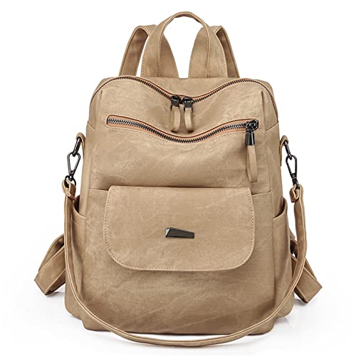YUTNGYNG Trendy Damen PU Leder Rucksack Geldbeutel Mit Ausreichend Stauraumspeicher Für Professionelle Oder Reisende City Travel Rucksack Geeignet YUTNGYNG Trendy Damen PU Leder Rucksack Geldbeutel Mit Ausreichend Stauraumspeicher Für Professionelle Oder Reisende City Travel Rucksack Geeignet von YUTNGYNG