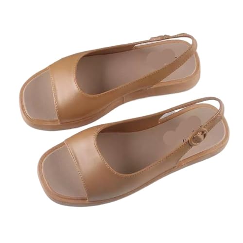 YUTUGTSJ Slide Sandalen for Frauen Arch Support Toe Damenmode Solid(B,40-41) von YUTUGTSJ