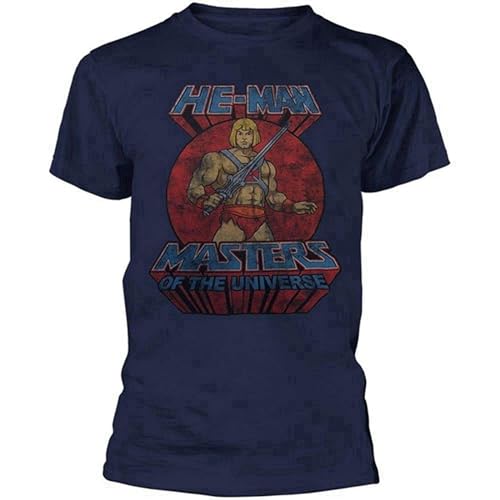 Ddbd S He-Man - He-Man New T-Shirt Navy Navy XXL von YUWANG